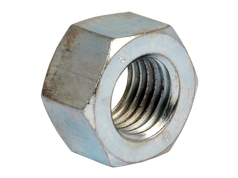 Imperial Hexagon Nut, Size: 1 1/8\'\' UNC (DIN or Standard No. DIN 934) Tensile strength: 8.8
