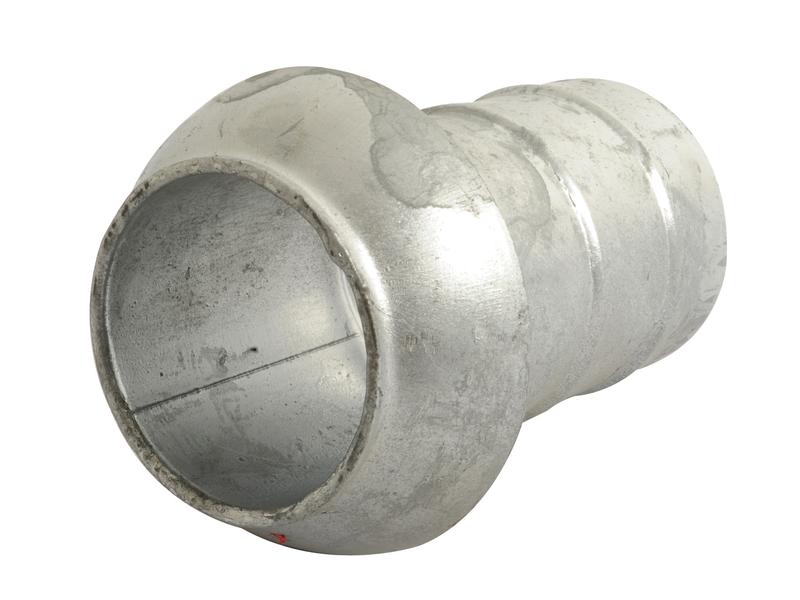 Coupling with Hose End - Male 2\'\' (50mm) x2\'\' (50mm) (Galvanised)