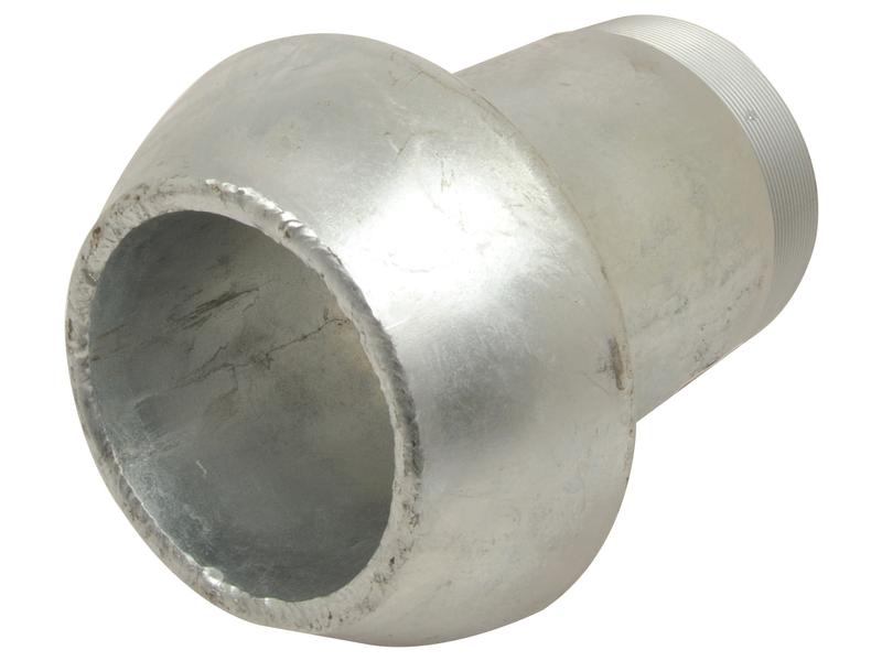 Coupling with Threaded End - Male 2\'\' (50mm) x 2\'\' BSPT (Galvanised)