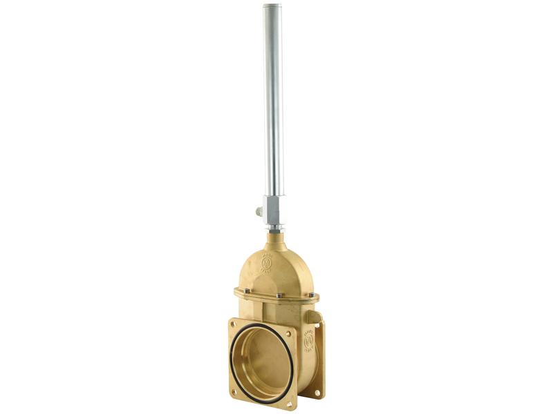 Gate valve with gas hydraulic ram - Double flanged - Heavy duty 6\'\'