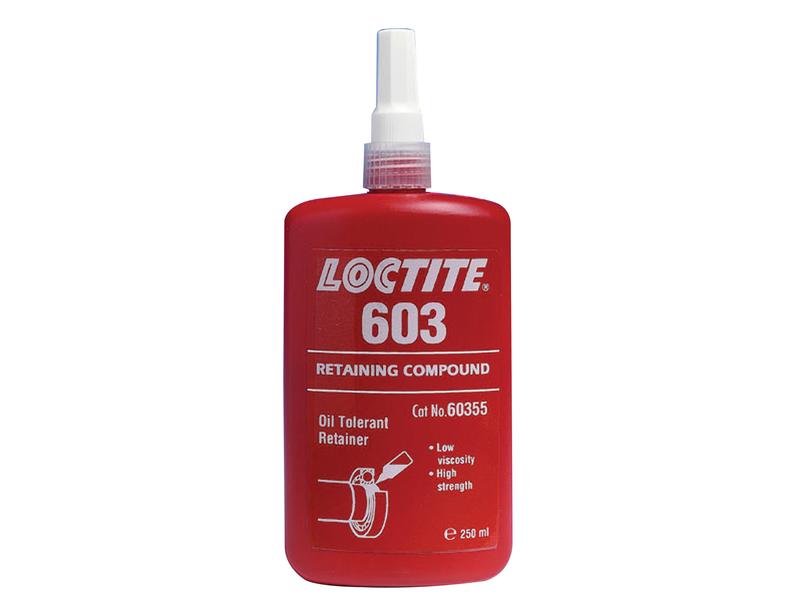 LOCTITE® 603 Lukitus, Öljynkestävä & Retainer - 250ml