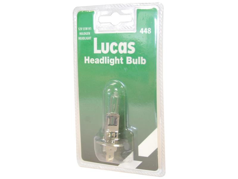Light Bulb (Halogen) H1, 12V, 55W, P14.5s (Clamshell 1 pc.)