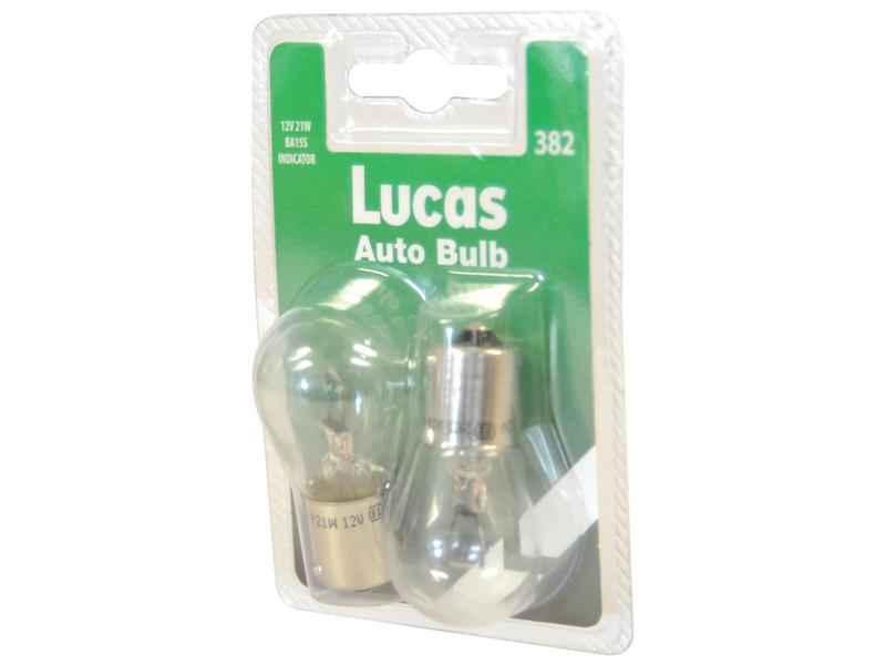 Light Bulb (Filament) P21W, 12V, 21W, BA15s (Clamshell 2 pcs.)