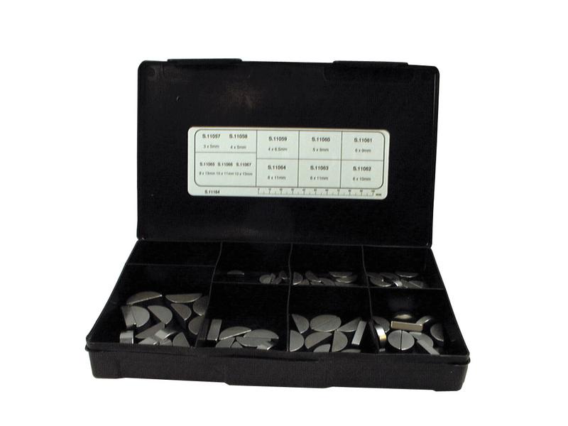 Metric Woodruff Keys - Assorted (95 pcs. Handipak) DIN or Standard No. DIN 6888