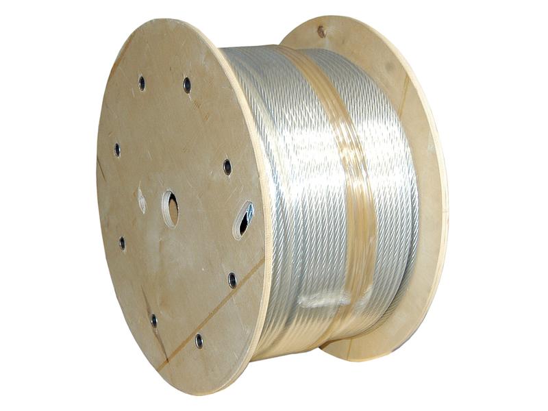 Wire Rope With Nylon Core - Steel, Ø10mm x 110M
