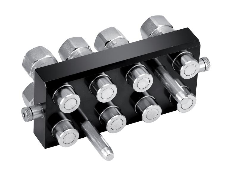 Faster Multiport Coupling - 8 Ports 1/2\'\' Body x 1/2\'\' BSP Female Thread (Mobile Part)