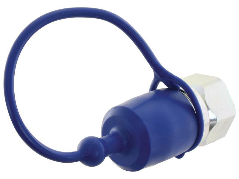 Faster Dust Cap Blue PVC Fits 1/2\'\' Male Coupling TF12