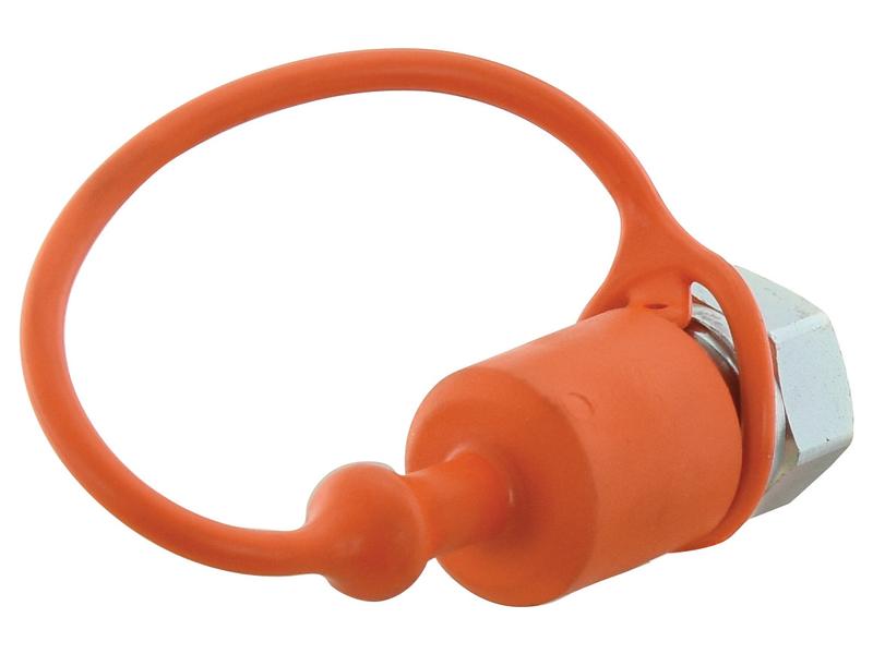 Faster Dust Cap Orange PVC Fits 1/2\'\' Male Coupling - TF Series TF12A