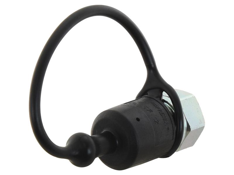 Faster Dust Cap Black PVC Fits 1/2\'\' Male Coupling - TF Series TF12N