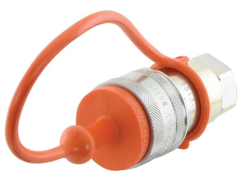 Faster Dust Plug Orange PVC Fits 1/2\'\' Female Coupling - TM Series TM12LA