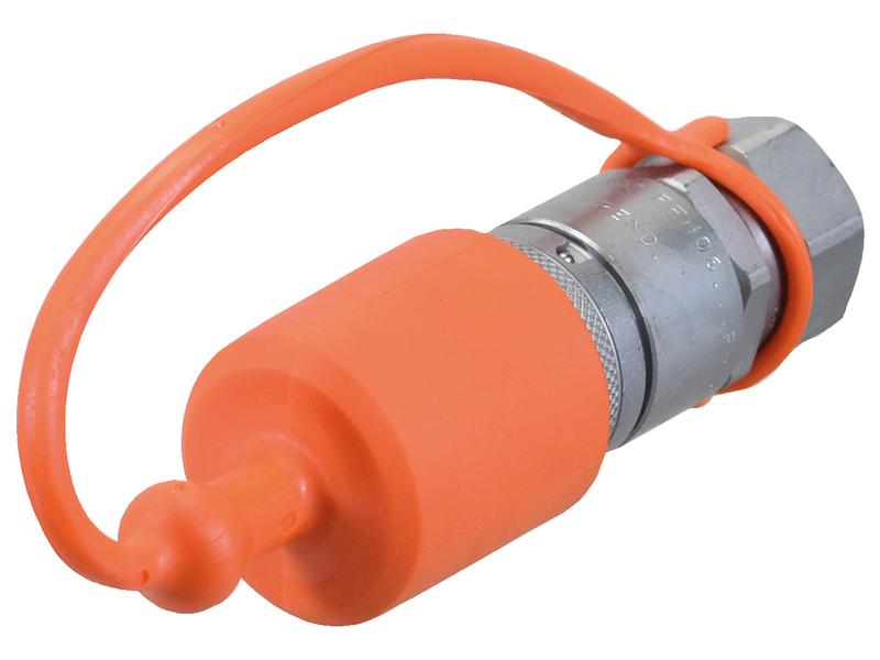 Faster Dust Cap Orange PVC Fits 1/4\'\' Female Coupling - TM Series TM 2FI14