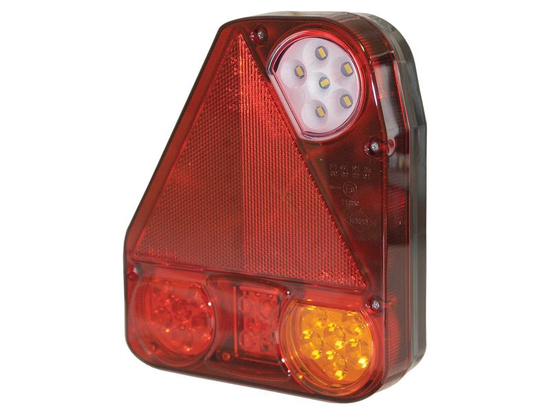 LED Rear Combination Light, Function: 4, Brake / Tail / Indicator / Reverse, LH, 12-24V