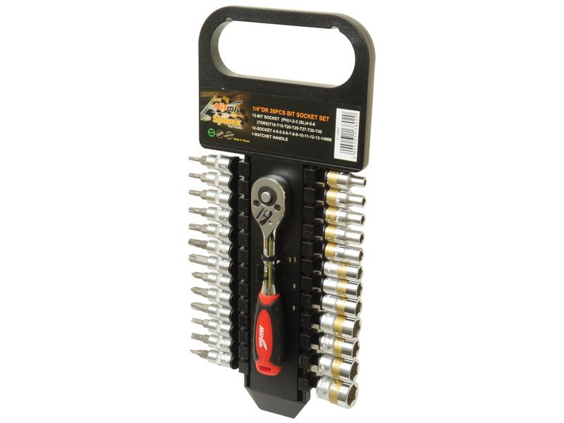 1/4\'\' Drive Ratchet Socket Set (26pcs.) Image 1