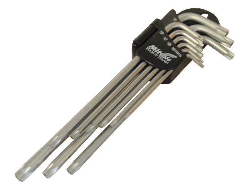 (9 pcs.) Extra Long Tamperproof Key Wrench Set