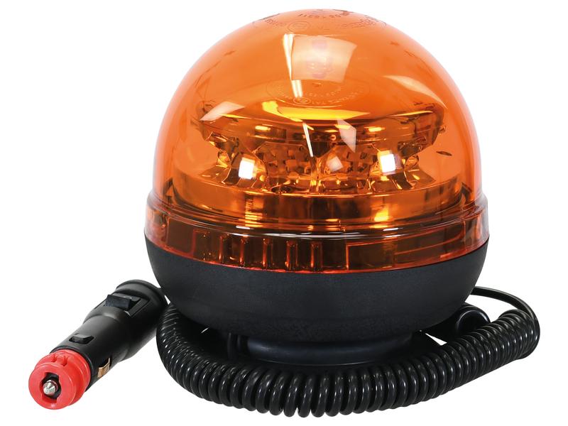 LED Rotating Beacon (Amber), Interference: Class 3, Magnetic, 12-24V