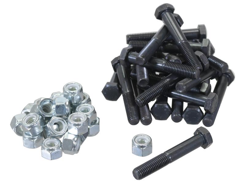 Hexagonal Head Bolt With Nut (TH) - M14 x 90mm, Tensile strength 10.9 ( Loose) - S.115022