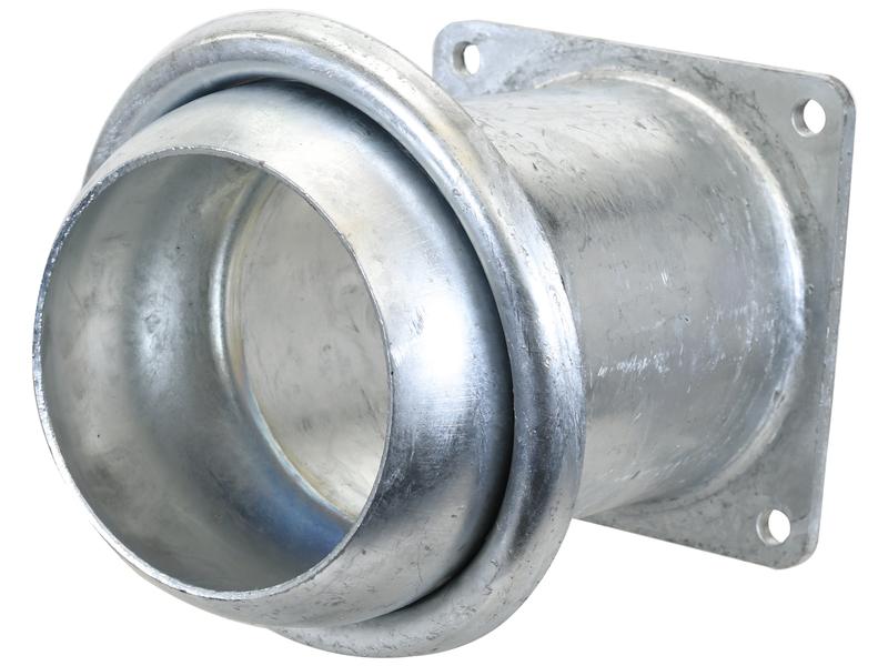 Coupling with Square Flange - Male 6\'\' (150mm) x (150mm) (Galvanised)