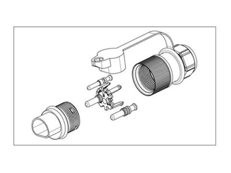 10 Stück Powercon Stecker 3-polig - Für Bühnenbeleuchtung & Lichttechnik
