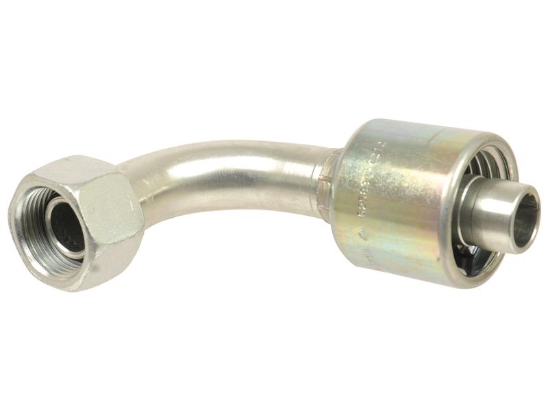 Gates BSP 60° Hose Insert 3/8'' x 1/2'' Female 90° Swept Swivel