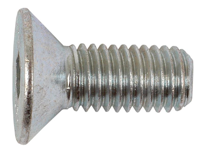 Metrinen uppokantainen kuusioruuvi, Koko mm: M10x25mm (DIN 7991)