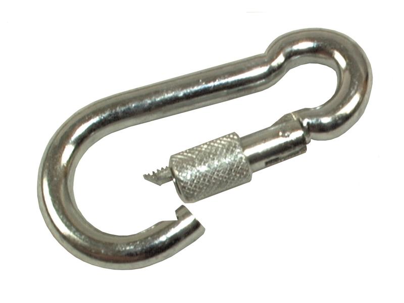 Snap Hook & Safety Lock, Hook Ø7mm x 70mm