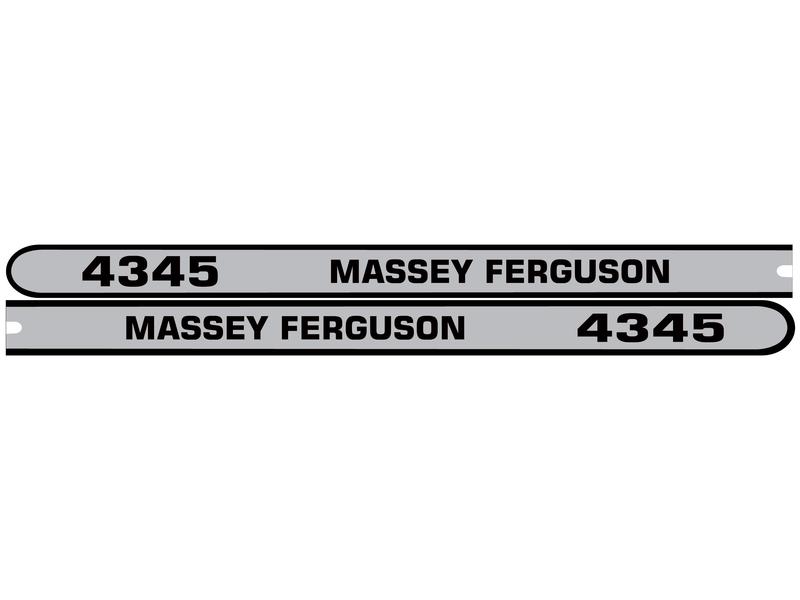 Typenschild - Massey Ferguson 4345