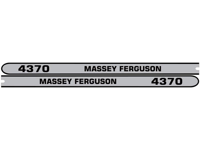 Typenschild - Massey Ferguson 4370