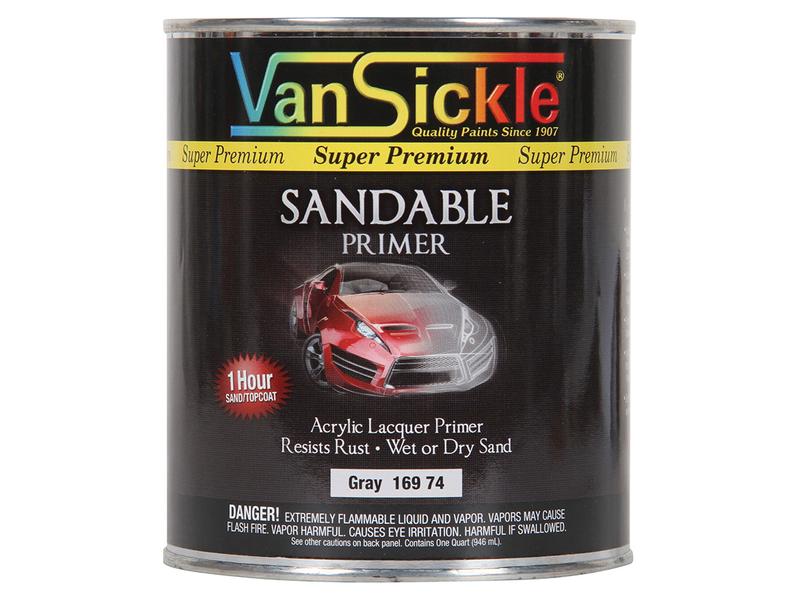 Paint - Sandable Primer, Gray Quart Tin