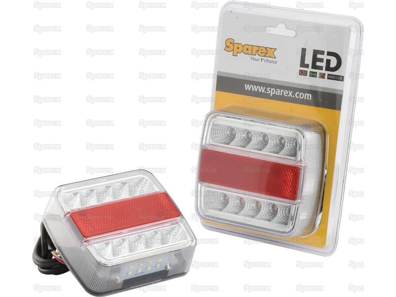 LED Rückleuchte, Funktion: 4, Bremslicht / Rücklicht / Blinker / Kennzeichenbeleuchtung, Rechts und Links, 12V