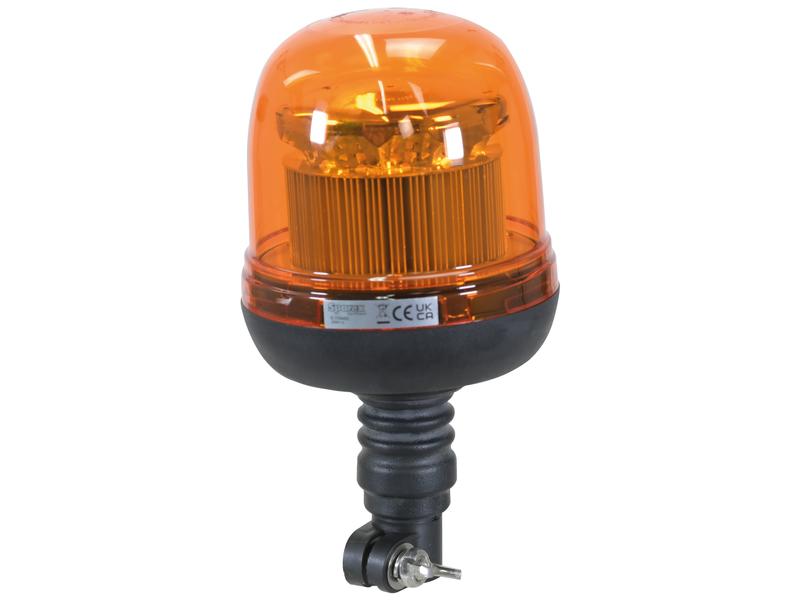 LED Rotating Beacon (Amber), Interference: Class 3, Flexible Pin, 12-24V