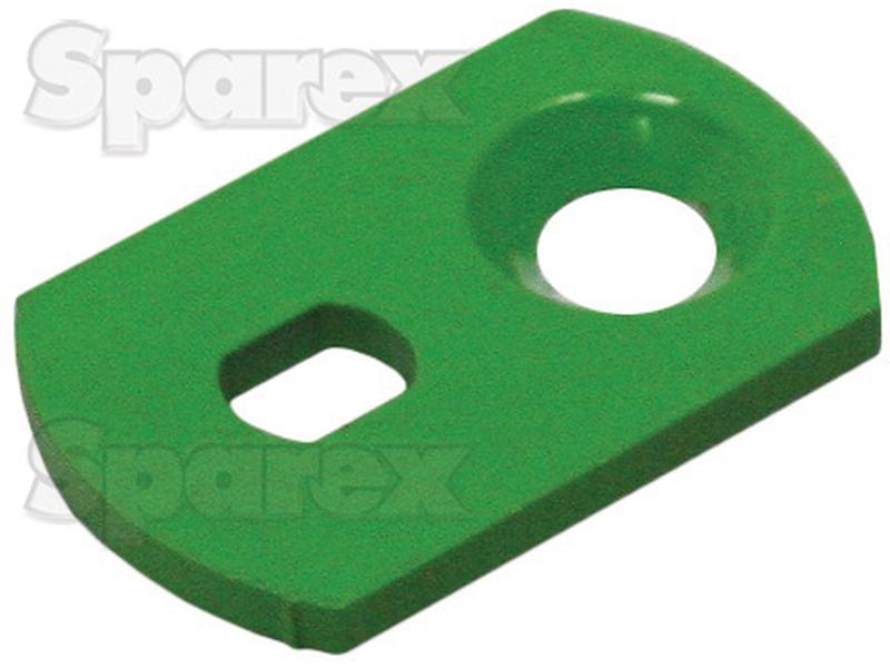 Mower blade holder - Length :64mm, Width:  Hole centresReplacement for Krone