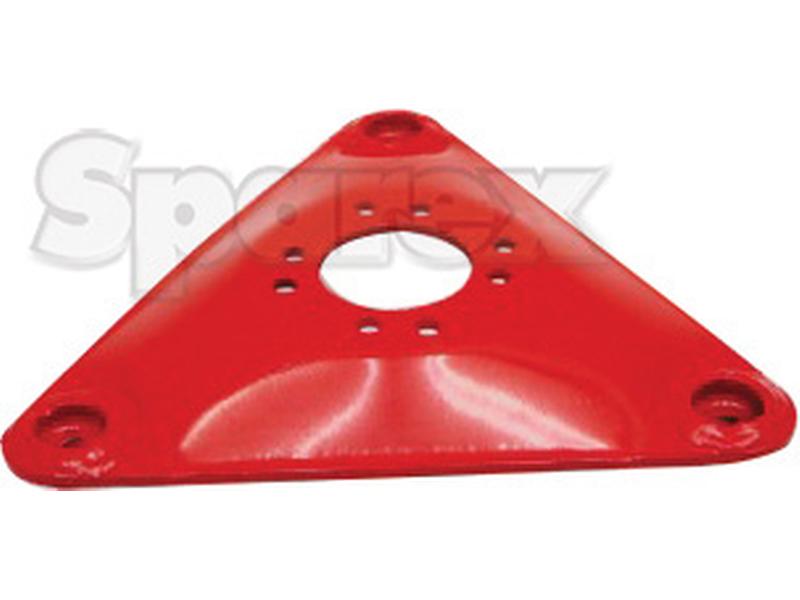Mower cutting disc - Length: 335mm, DepthHole centres: 95 & 275mm, Replacement for Vicon, Fella.