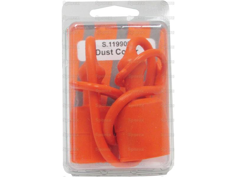 Dust Cap Orange PVC Fits 1/2\\'\\' Male Coupling - TF Series TF12A (Agripak 2&nbsp;pcs.) - S.119909
