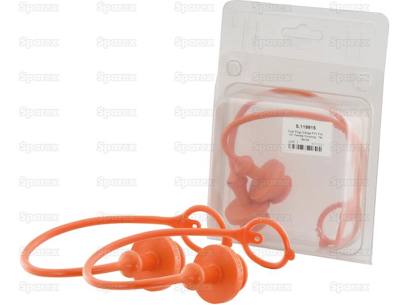 Dust Plug Orange PVC Fits 1/2\\'\\' Female Coupling - TM Series TM12LA (Agripak 2&nbsp;pcs.) - S.119915