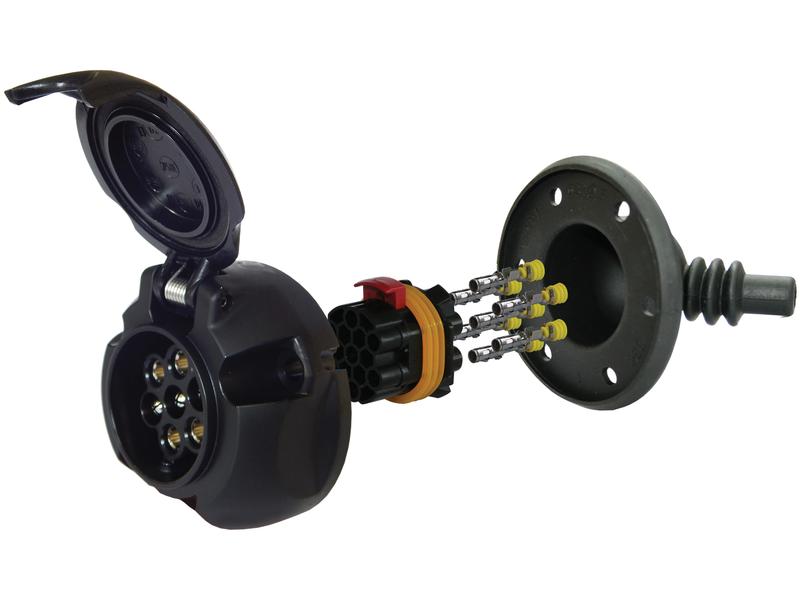 Stekkerdoos plooicontact Waterproof Afbeelding 1