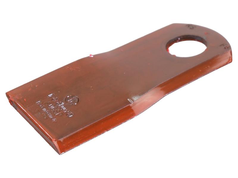 Mower Blade - Twisted blade, top edge sharp - 116x48x4mm - Hole Ø21mm - Replacement for Pottinger Image 1