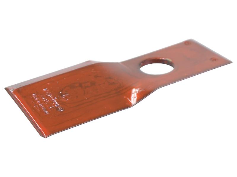 Mower Blade - Twisted blade, top edge sharp - 123x45x4mm - Hole Ø20mm - Replacement for John Deere Image 1