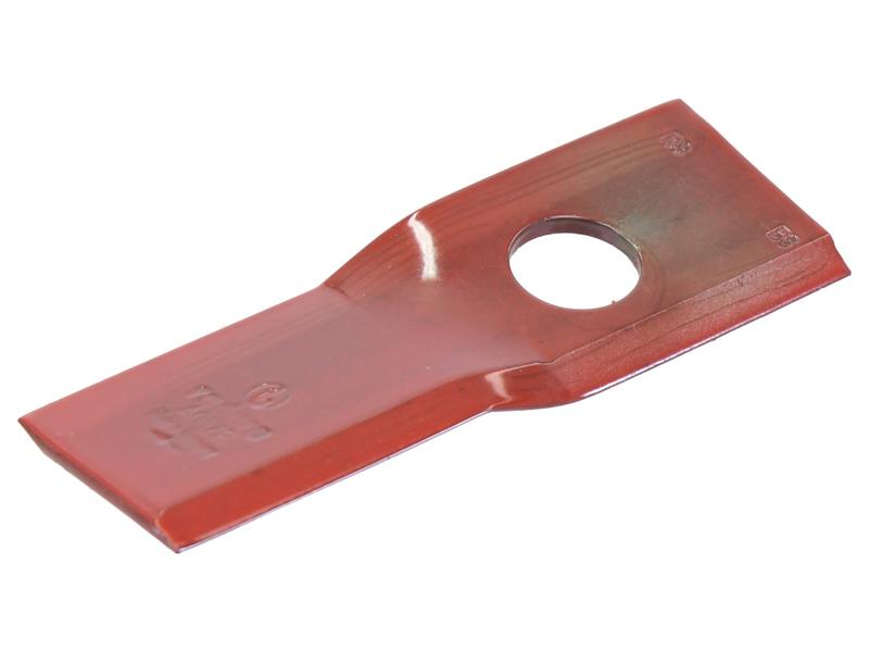Mower Blade - Twisted blade, bottom edge sharp & parallel - 123x45x4mm - Hole Ø20mm - Replacement for John Deere Image 1