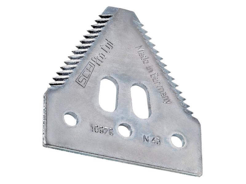 Section - Sur faucillée -  80.5x76x2.7mm -  Ø trou6.5mm -  Entre-axe  51.5mm - Remplacement pour Image 1