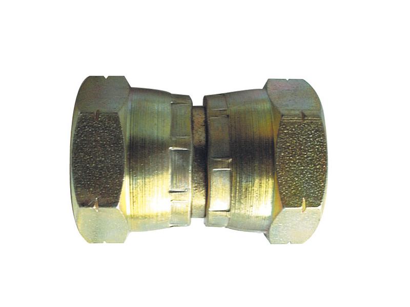 Hydraulic Adaptor M22x1.50 Metric Swivel Female x M22x1.50 Metric Swivel Female