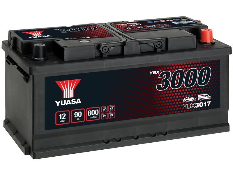 Yuasa YBX3017 12V 90Ah 800A SMF Batteri Billede 1