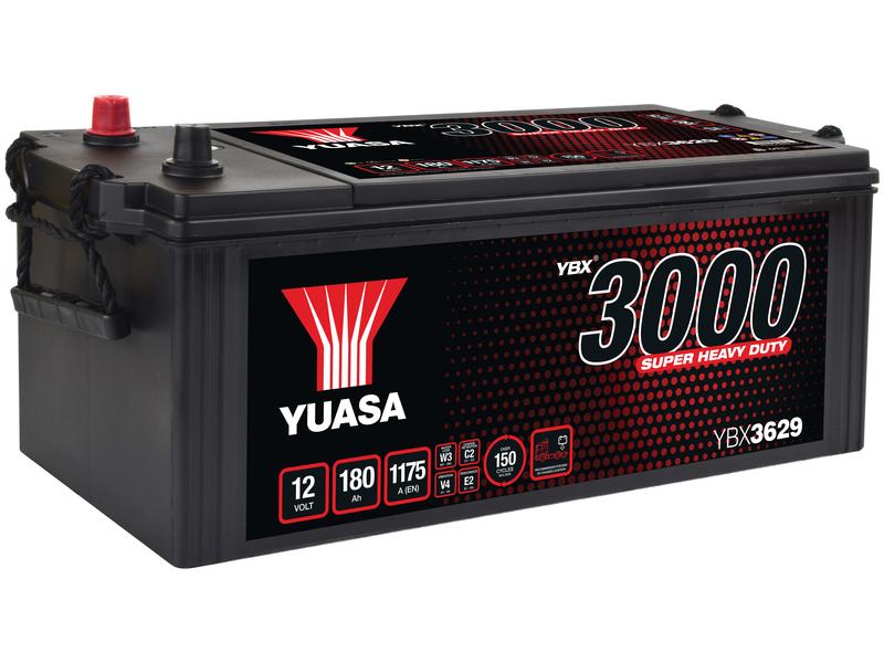 Yuasa YBX3629 12V 180Ah 1175A Super Heavy Duty Batteri Billede 1