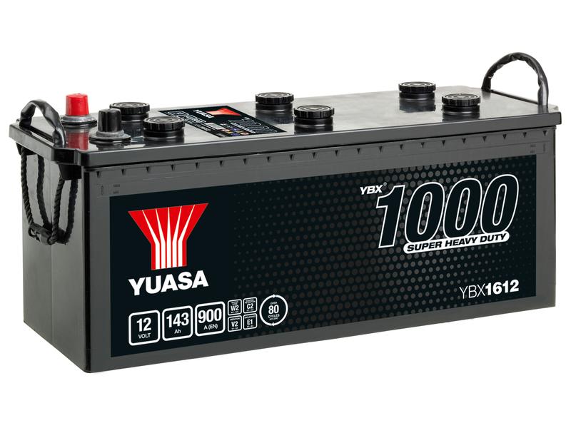 Yuasa YBX1612 12V 143Ah 900A Super Heavy Duty Batteri Billede 1
