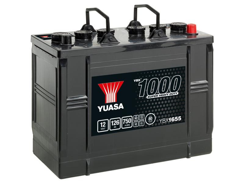 Yuasa YBX1655 12V 126Ah 750A Super Heavy Duty Batteri Billede 1