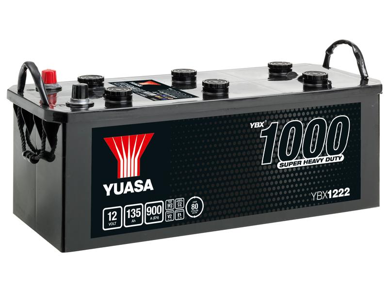 Yuasa YBX1222 12V 135Ah 900A Super Heavy Duty Batteri Billede 1