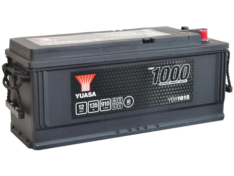 Yuasa YBX1615 12V 135Ah 910A Super Heavy Duty Batteri Billede 1