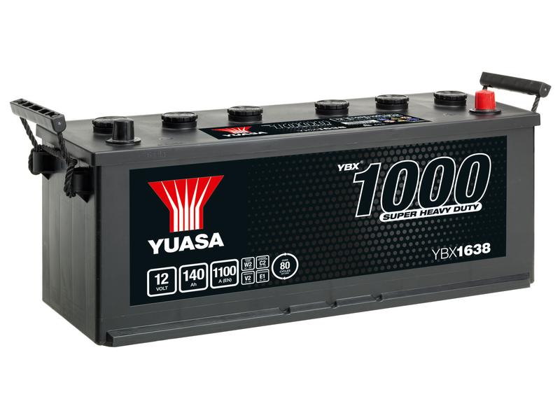 Yuasa YBX1638 12V 140Ah 1100A Super Heavy Duty Batteri Billede 1