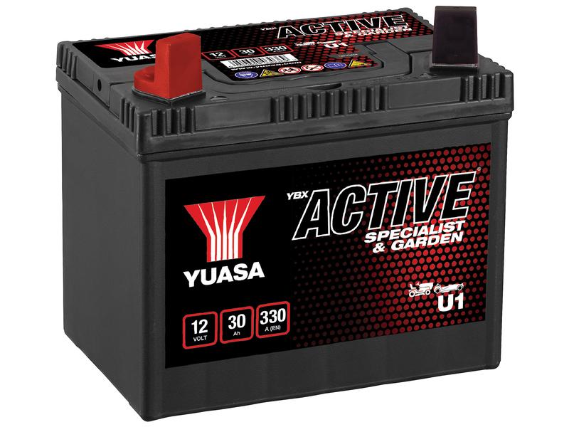 Yuasa U1 12V 30Ah 330A Active® Specialist & Garden Batteri Billede 1