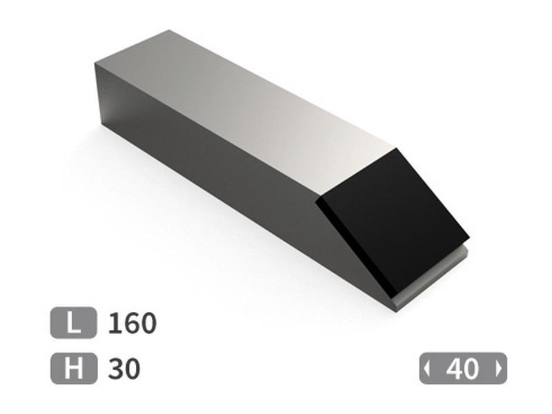 Weld-on square tip with carbide inserts. Image 1