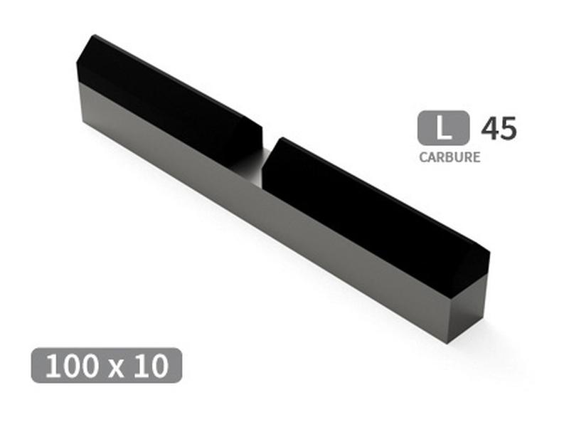 Cutting set with triangular carbide inserts, 2 separate inserts. Image 1